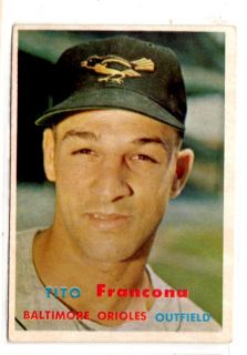  1957 Topps 184 Tito Francona EX Priced to Sell