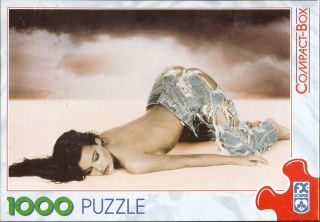 1993 FX Schmid Germany A Touch of Jeans 1000 Piece Jigsaw Puzzle Sexy