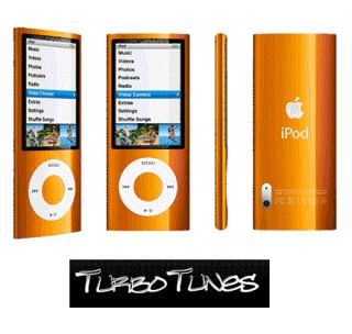  iPod Nano 5th Generation Orange 8GB Great Condition Video Camera FM