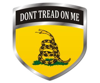 Gadsden Shield Flag Sticker American DonT Dont Tread Me USA Vinyl