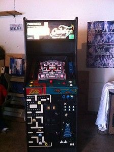 MS PACMAN GALAGA ANNIVERSARY ARCADE GAME LOOKS GREAT HAS 48 GAMES