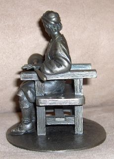 1975 Franklin Mint The Glassblower Pewter Figurine