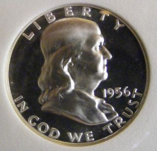 1956 p franklin half dollar proof cameo stock 7000065 see our other