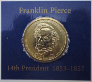 USA Presidential Dollar Franklin Pierce