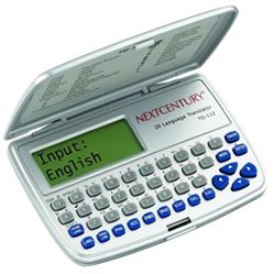 this sale is for a brand new franklin tg112 20 language translator