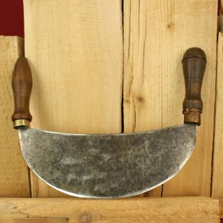 Hand Forged Wide Crescent Steel Herb and Food Chopper