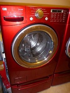 LG Tromm Front Loading Washer with Matching Pedestal