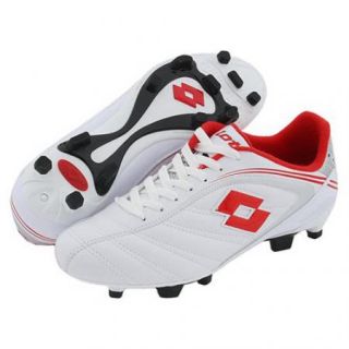 Lotto K4997 Azzurri FG 2T White Red Soccer Shoes New