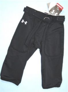 Under Armour Heat Gear Football Uniform Pants Boys Youth Small 8 Black