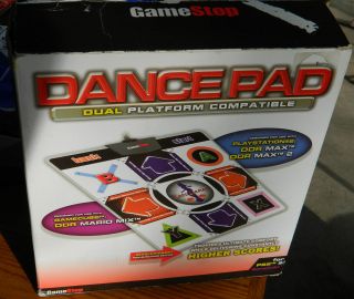 Game Stop Dance Pad PS2 GameCube Playstation DDR Max1 2 GameCube DDR