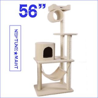 57 Cat Tree Condo House Scratcher Pet Furniture Bed 04