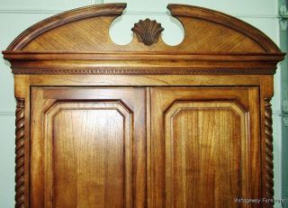 5909: HEKMAN Furniture FRENCH Armoire FRENCH Rarely Used Entertainment