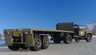 XF VR 1956 Ford F800 US Army Flatbed Truck First Gear