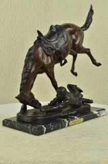 Museum Quality Bronze Sculpture Frederic Frederick Remington Wicked