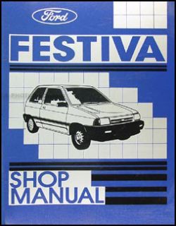 1988 Ford Festiva Shop Manual Original 88 L LX Repair Service Book