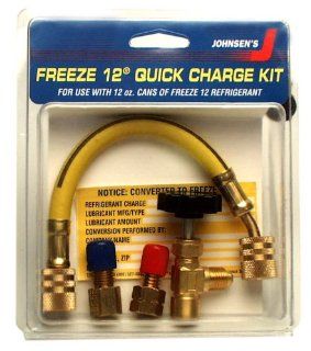 R12 to Freeze 12 Refrigerant Hose Can Tapper Quick Charge Kit Johsens