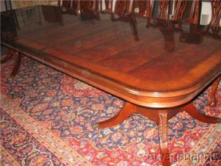 Drexel Robinson Mahogany Formal 11 + ft Dining Table Conference Table