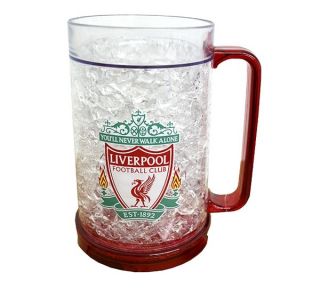 Official Liverpool FC LFC Plastic Freezer Mug Tankard 16oz Keeps Drink
