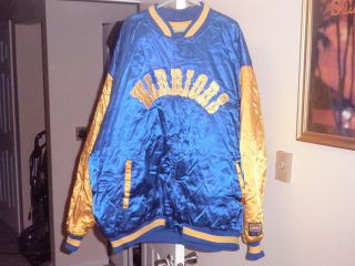 Rare Hardwood Classics GIII Golden State Warriors Starter Jacket 5xl