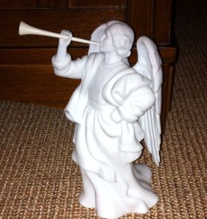 Avon Nativity Collectibles Gabriel Angel Horn Trumpet Christmas