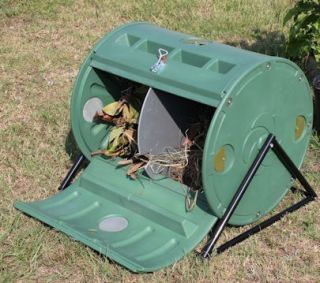  Barrel Tumbler Dual Composter for Home Gardening Composting