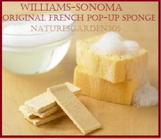 NEW Williams Sonoma Original French Pop Up Sponge Yellow BEST Natural