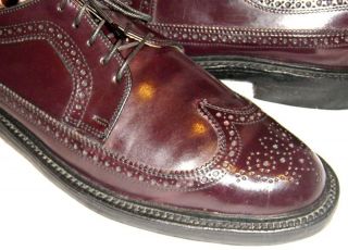 523 French Shriner wing tip shell cordovan US 10A run wider like B C