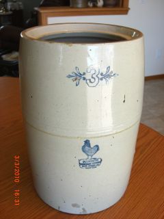 Fort Dodge 3 Gal Butter Churn Stoneware Red Wing