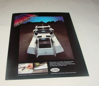 1978 Testors Galax IV Ad Page Hovercraft Spacecraft