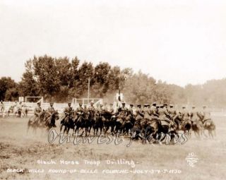 Photo Fort Meade South Dakota Cavalry Black Horse Troop