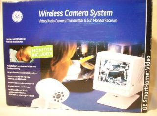 GE Complete Camera System 4 Security or Baby Monitor