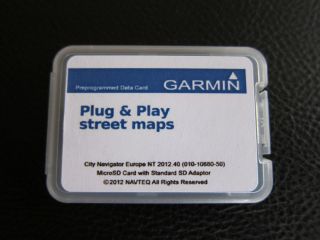 Garmin City Navigator Europe NT2012 40 SD Micro SD