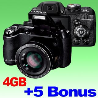 Fuji S4000 Full HD 14MP Digital Camera 4SD Card 5BONUS