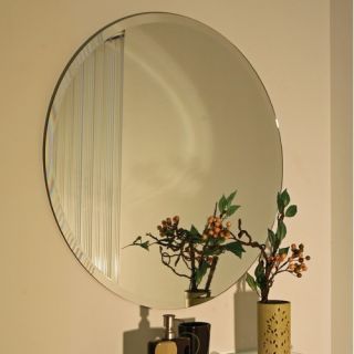 Spancraft Glass Regency Round Frameless Mirror