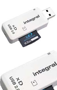 Integral USB XD Card Reader for Fuji Olympus Fujifilm