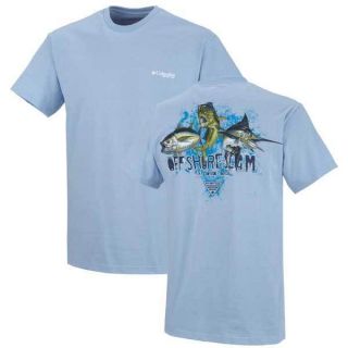 Columbia Sportswear Mens UPF Offshore Slam Fishing T shirt XL NWT Sea