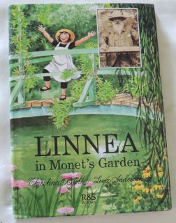 Monets Garden Book Linnea Children Impressionist Art France HB DJ