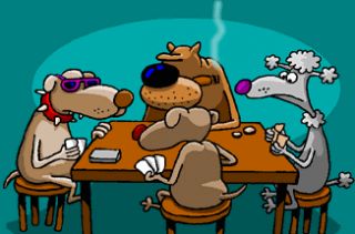 Poker Last Supper with Chris Jesus Ferguson Mouse Pad
