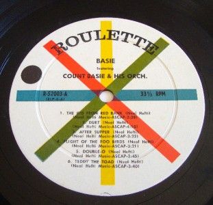  His Orchestra E MC2 Roulette Records Thad Jones Joe Newman LP