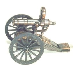 Gatling Gun Cannon Dicast Metal Pencil Sharpener