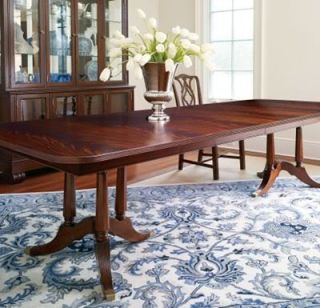 Thomasville Furniture Soliloque Double Pedestal Dining Table