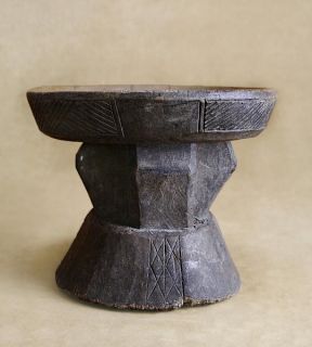  Old Wood Stool Antique West African Furniture Tribal Art Mali
