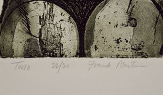 Frank Martin Torso   1967 Print   Etching on zinc Signed Art
