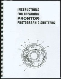 Prontor Gauthier Photographic Shutter Repair Manual