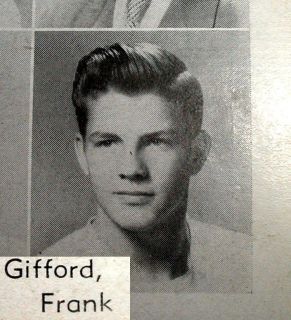  High School Yearbook Football NFL Football HOF Frank Gifford