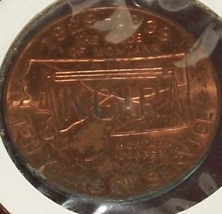 1939 Good Luck Radio Kgir Voice MT Montana Token Coin