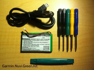 Little Green Battery Pack for Garmin Nuvi 13xx, 14xx, & 16xx Series
