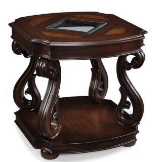 Magnussen Harcourt Square End Table in Cherry T1648 03