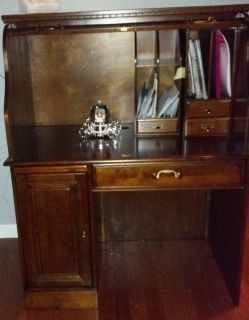 Oak Roll Top Desk from Ashley Furniture   Lightly Used