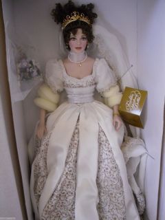 Franklin Mint Faberge Natalia Porcelain Heirloom Spring Bride Doll
